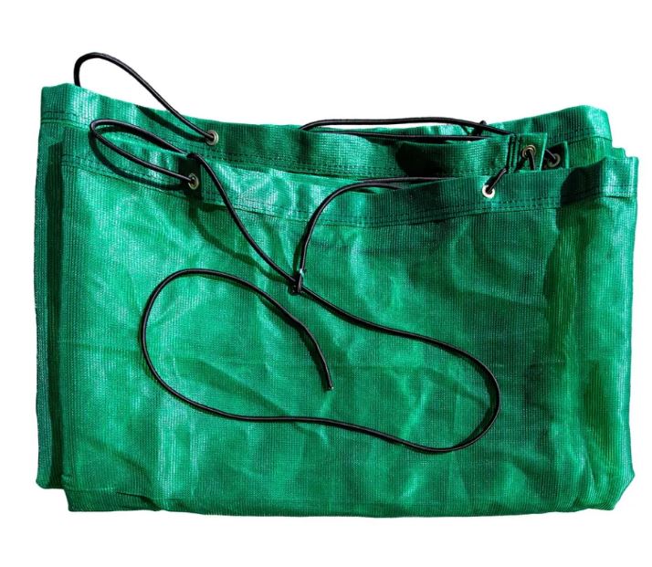 Abdeckplane aus luftdurchlässigem, Gr. 2 Polyaethylengewebe 180 g/m2, grün