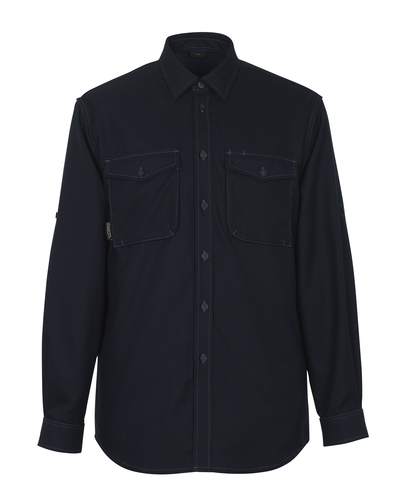 Hemd Hampton Crossover Schwarzblau 43-44 MASCOT