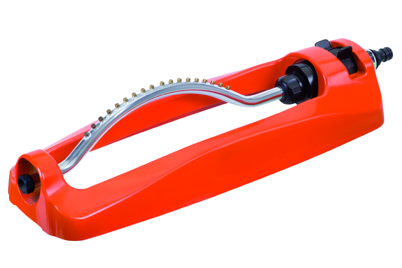 VIERECKREGNER Sprinkler Alu mit 18 Messingdüse