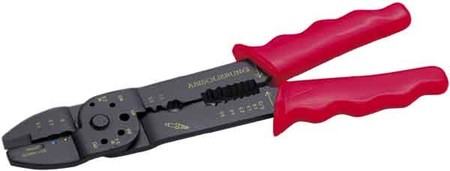 Kabelschuhzange Cimco, 220 mm zum Pressen und Abisolieren