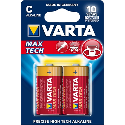 Batterien MaxTech C 2er Blister 04714 10 Batterien Max Tech C 2er