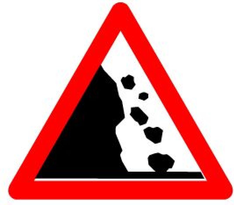 .SIGNAL SCOTCHLITE EG  STEINSCHLAG LINKS