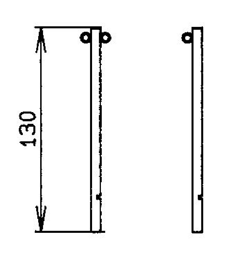 .ABSPERRPFOSTEN MIT RINGEN UND NUT