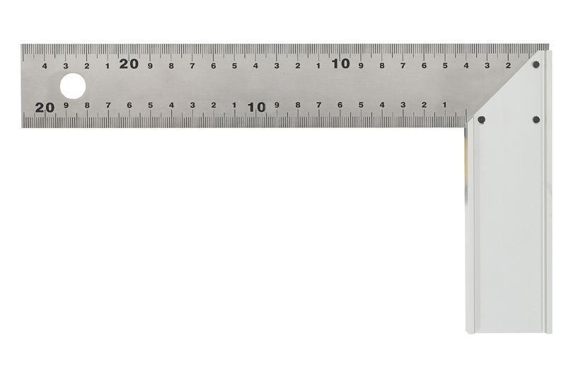 Schreinerwinkel, Inox Schenkel mm: 135, Zunge mm: 250