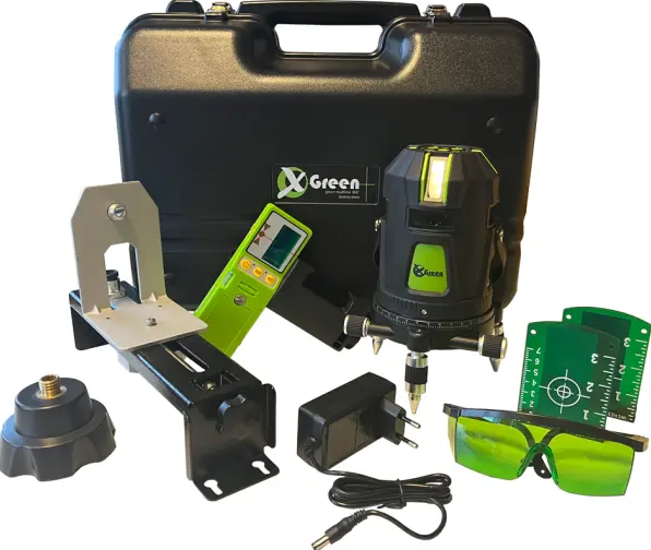 Xgreen 2+ Multi-Linienlaser grün 1 horizontale + 2 verticale 360 Grad Lin