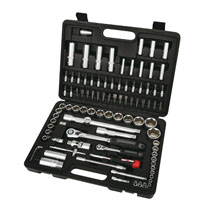 Steckschlüssel-Satz 94Tlg. 1/2" & 1/4" Toolcraft-X-594B