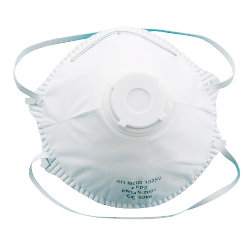 Filtermaske 1925V FFP2 / EN 149 mit Ausatemventil 10xMAK / Box à 10 Stk