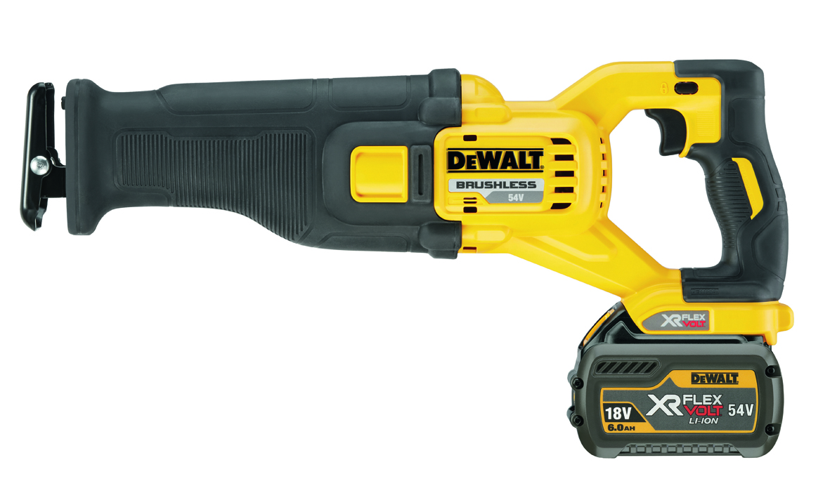 Akku-Säbelsäge DEWALT DCS389T2-QW 54 Volt, 2X2.0Ah