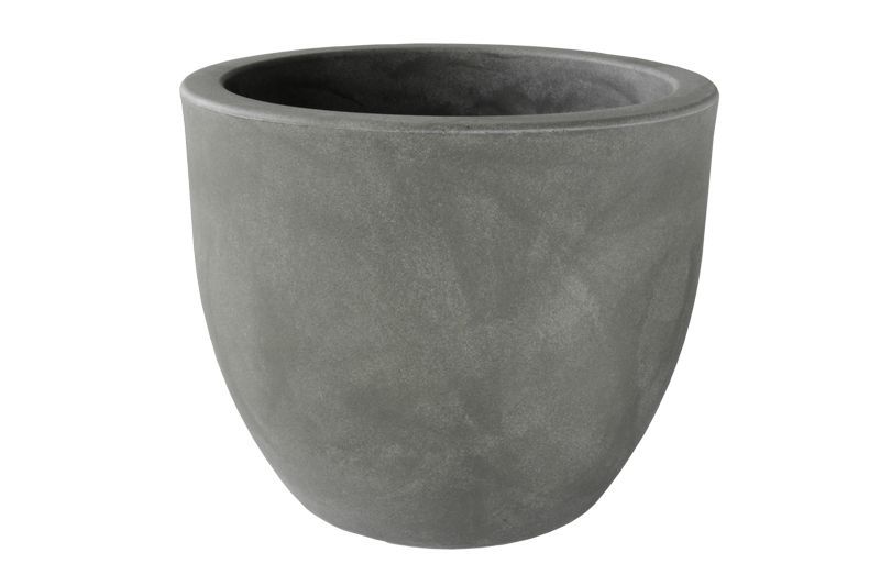 Pflanztopf Tondo light grigio fumo Aussenmass Ø cm: 42, Höhe cm: 35