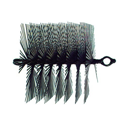 Kaminbürste 207, L 240mm Flachstahldraht schwarz