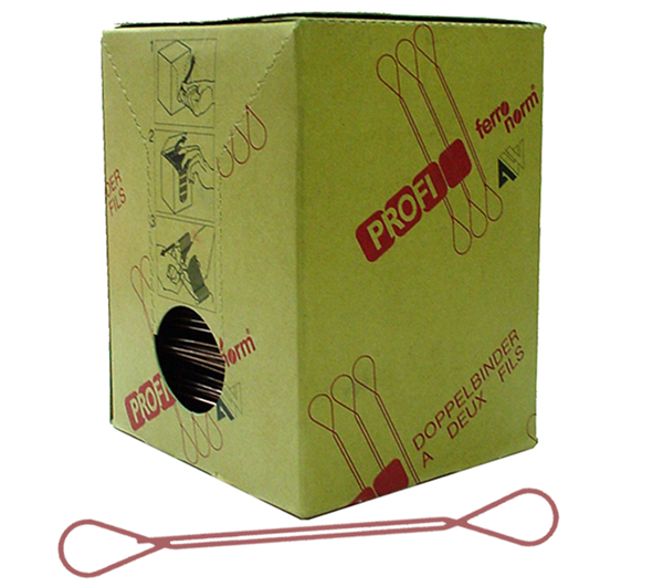 Doppelbinder Profi 120mm Pack zu 1000 Stk. (150 Pack pro Palette)