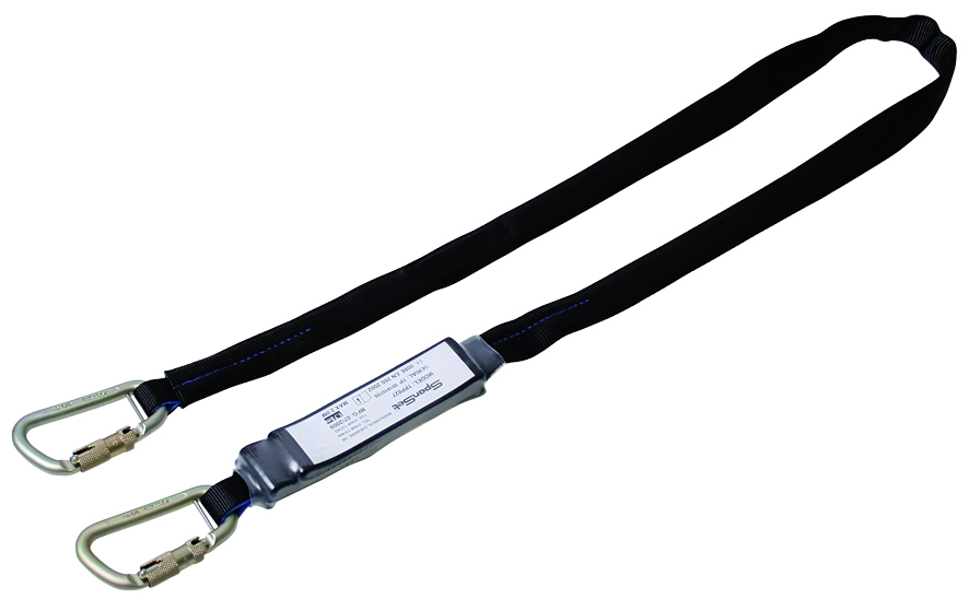 Spanset Ergo Falldämpferleine 1,75 m, beidseitig mit Karabiner EN 355  Netto