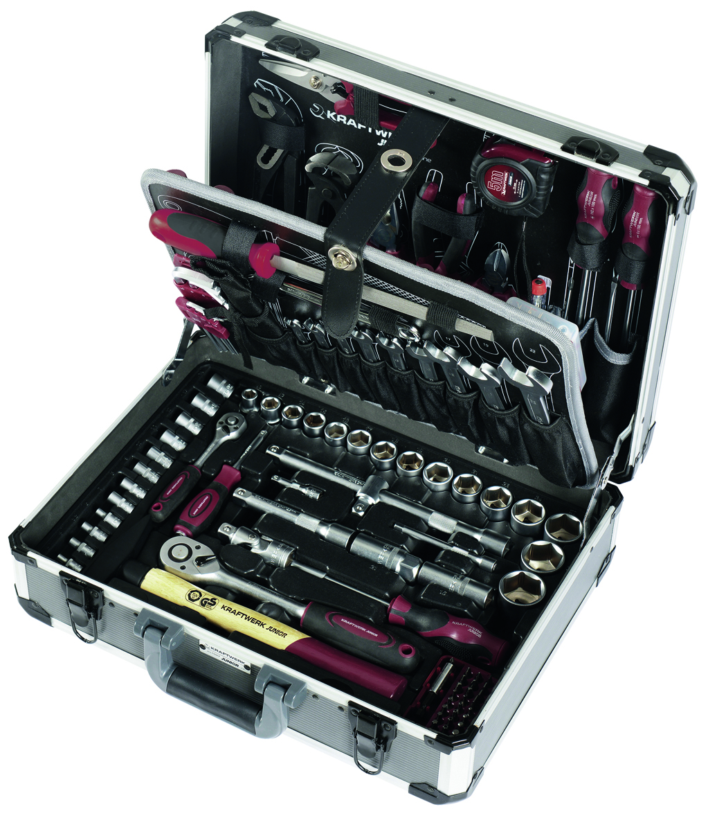 KRAFTWERK Alu-Werkzeugkoffer 1047 207-tlg