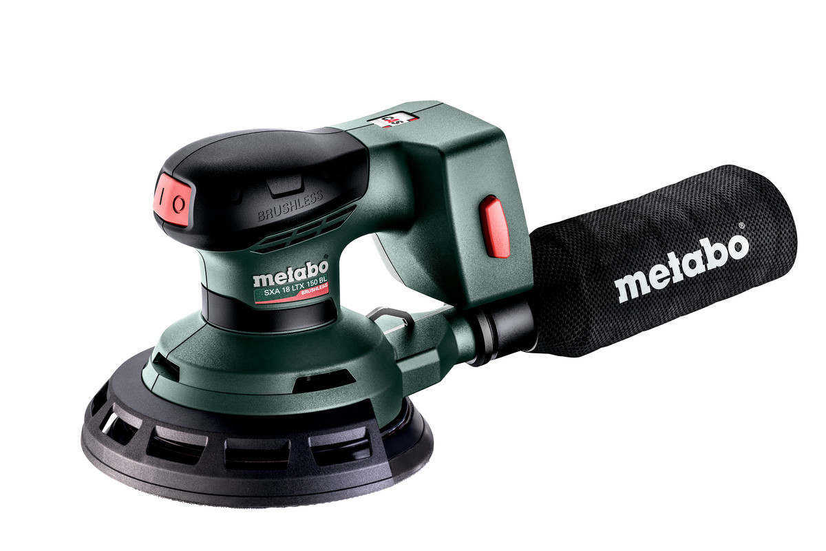 Akku-Excenterschleifer SXA 18 LTX 150 BL METABO  Solo + METALOC
