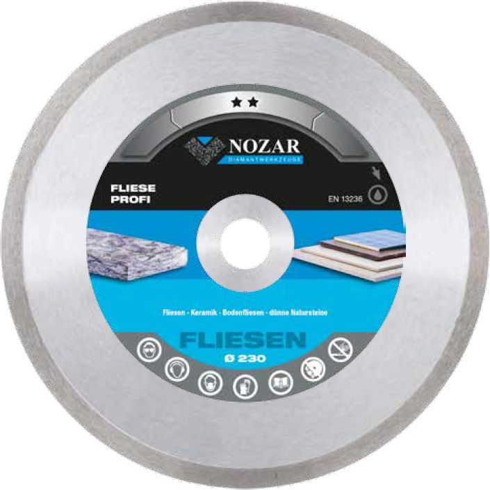 Nozar Dia-Scheibe Fliese Profi 115mm Fliese, Keramik, Klinker, Marmor