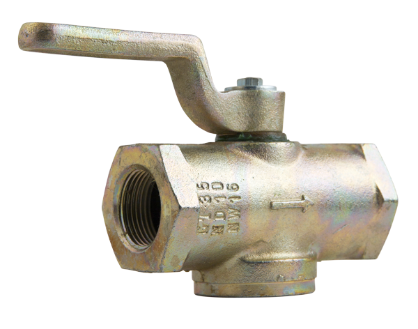 Einfachhahn mit Momentkupplung Temperguss, IG 3/4"