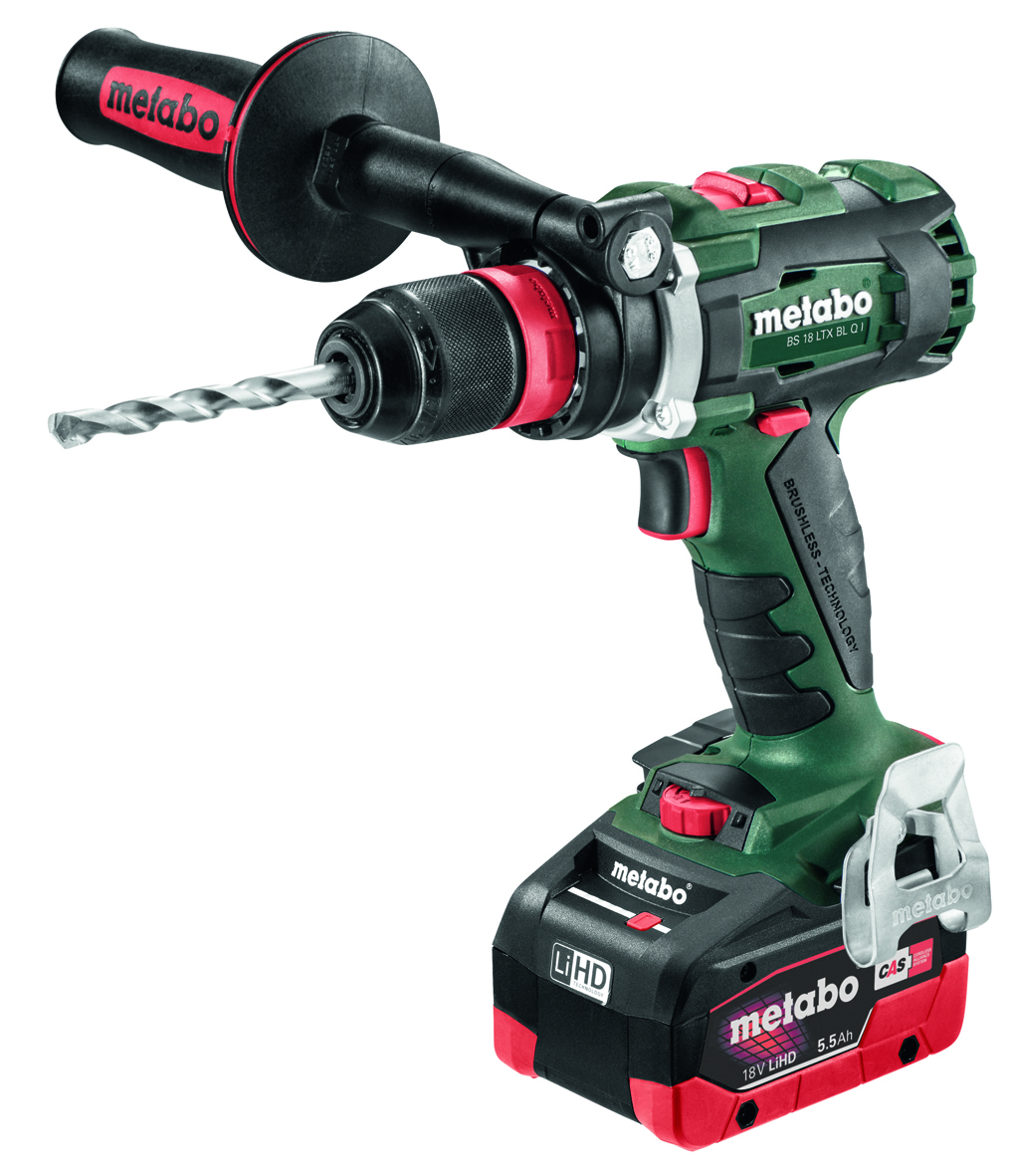 Metabo BS 18 LTX Q I Akku-Bohrschrauber 2 x LiHD 5.5 Ah