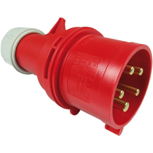 Stecker CEE 5p 16A 400V rot 00130
