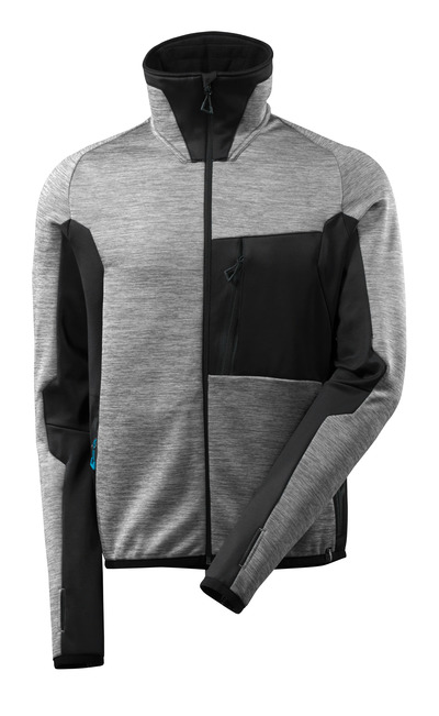Fleecepullover 17103-316-0809 MASCOT Grau meliert/schwarz Gr. 3XL