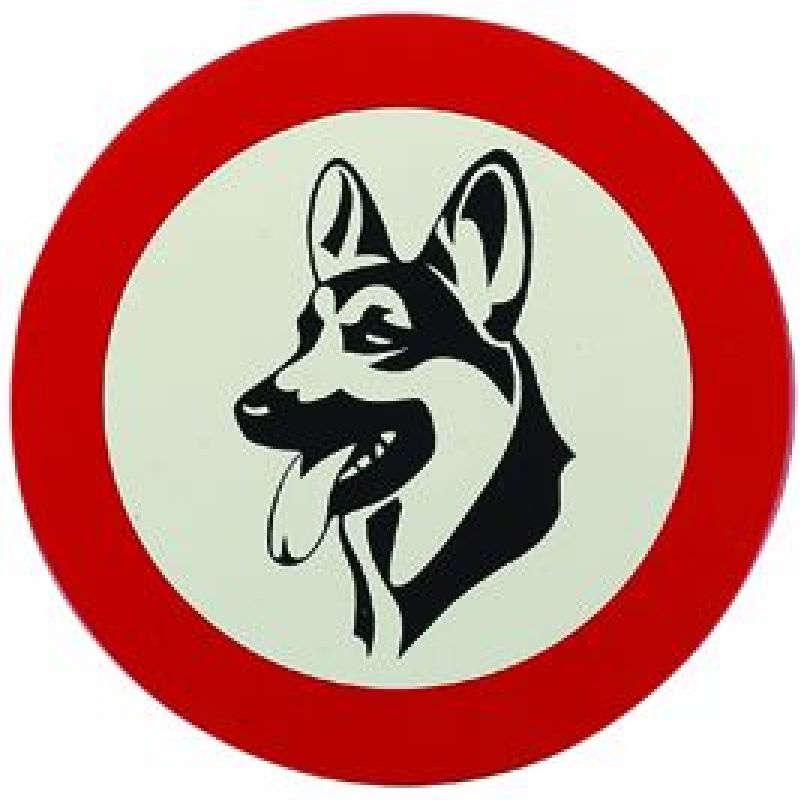 17.72A Hundeverbot Schäferhund Ø cm: 20