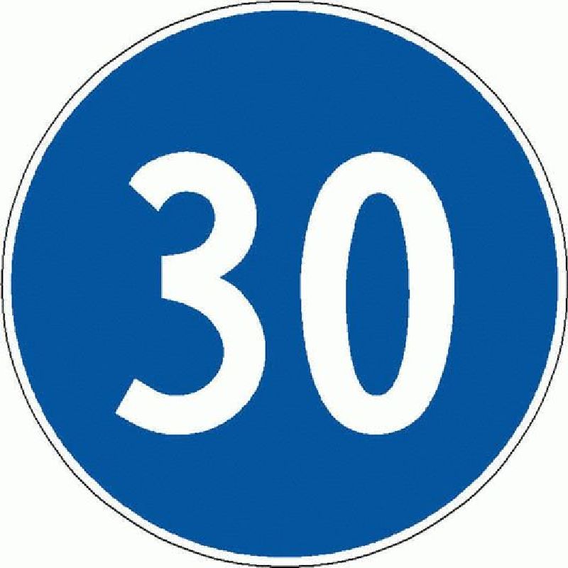 .SIGNAL SCOTCHLITE  EG MINDESTGESCHW.