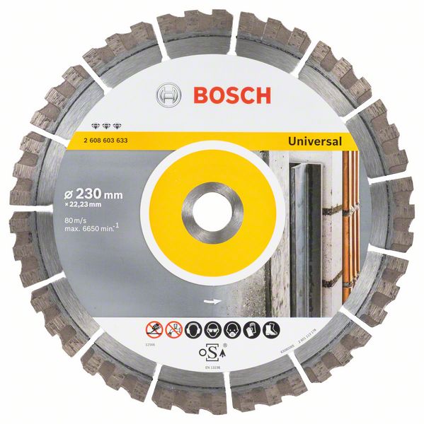DIAMANT-SCHEIBE BOSCH 230mm UNIVERSAL
