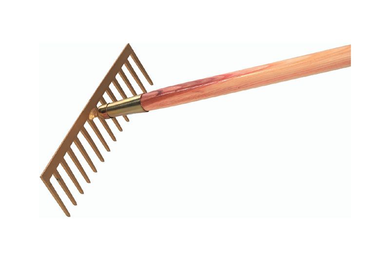 .GARTENRECHEN MIT BUECHSE 14 GERADE ZINKEN     M.ST