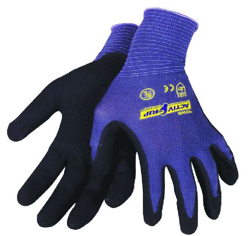 Handschuhe "ActivGrip" grau MicroFinish Gr.10           ( VE 12 PAAR)