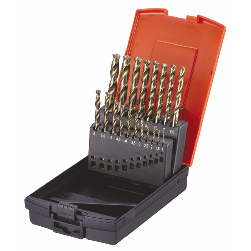 Kachelbild Bohrer-Set Metall