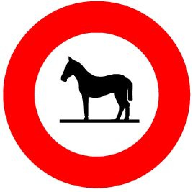 .SIGNAL SCOTCHLITE  EG VERBOT F. TIERE