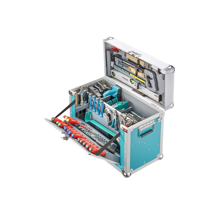 TECHNOCRAFT Leichtbau-Werkzeugkiste 179 Tlg, 580x290x431mm, 24kg