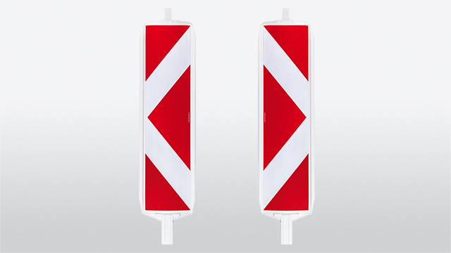 Leitbake zweiseitig Folie Typ 2 rechts-/linksweisend Pfeilbake