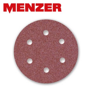 MENZER Schleifpapier 225mm / 6-Loch K 40 Pack à 25 Stück