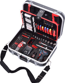 Werkzeugkoffer JET 122 Tlg A-122B + Akku-Schrauber GSR 10.8-2 Li  AKTION