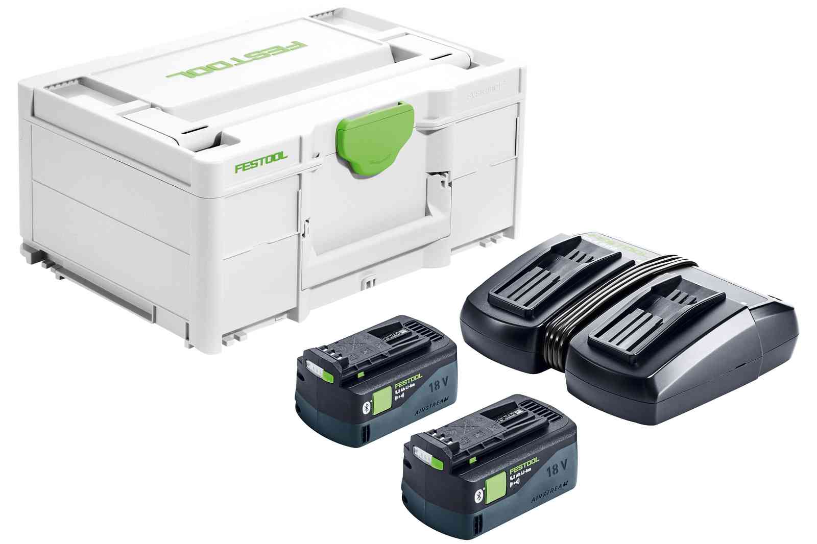 Akku-Set  2 X 5,2 Ah-Li Ion + TCL 6 DUO FESTOOL