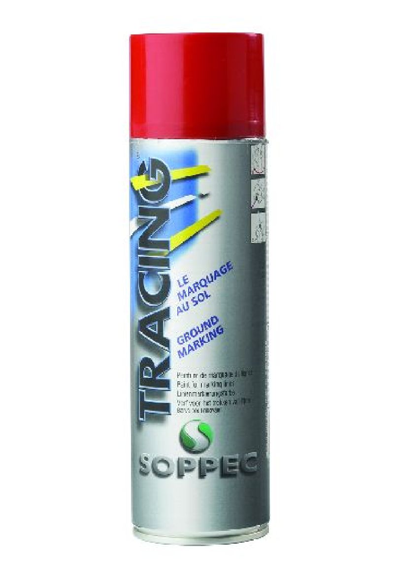 Markierspray TRACING Farben: rot, Couleur: rouge