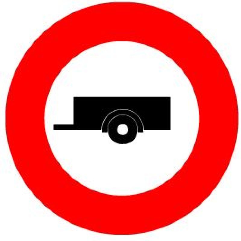 .SIGNAL SCOTCHLITE EG VERBOT F. ANHÄNGER