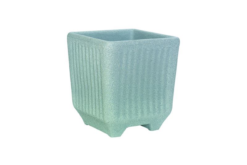 Pflanztopf Tuliki granit Aussenmass cm: 37X37, Höhe cm: 41