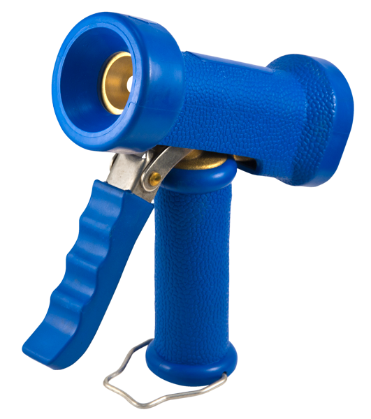 Reinigungspistole Profi blau mit blauem Gummischutz IG 1/2"