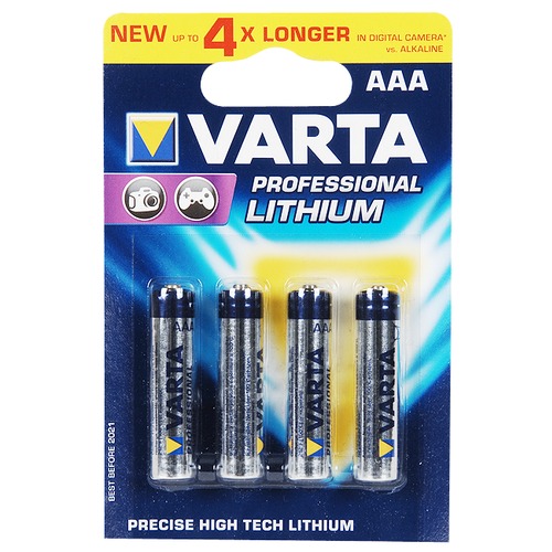 Batterien Lithium AAA 4 Stk. 4 Stk. SB