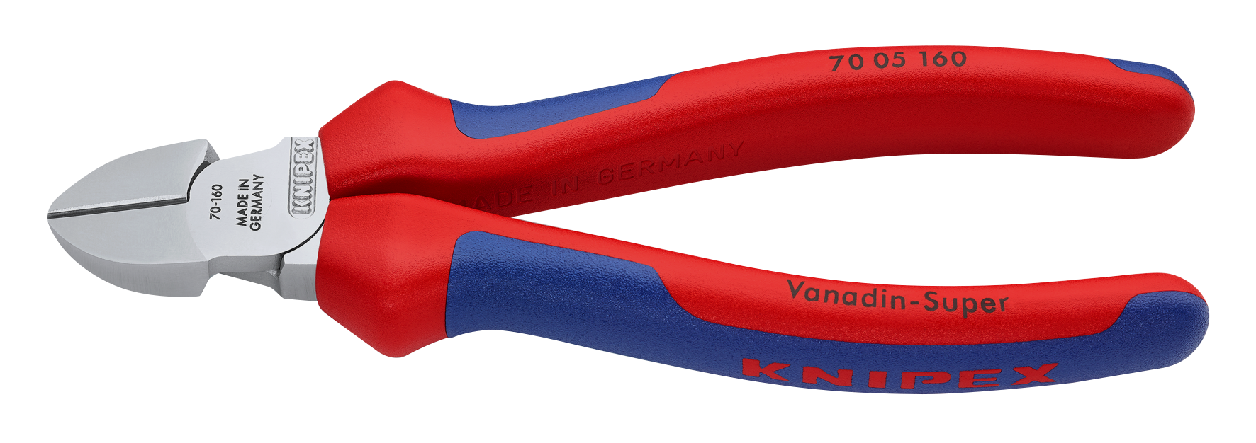 Seitenschneider Knipex 7005 160 mm Kopf