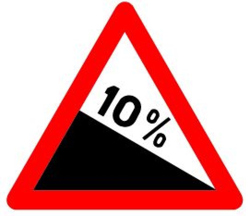 .SIGNAL SCOTCHLITE EG  GEFÄHRLISCHES GEFÄLLE