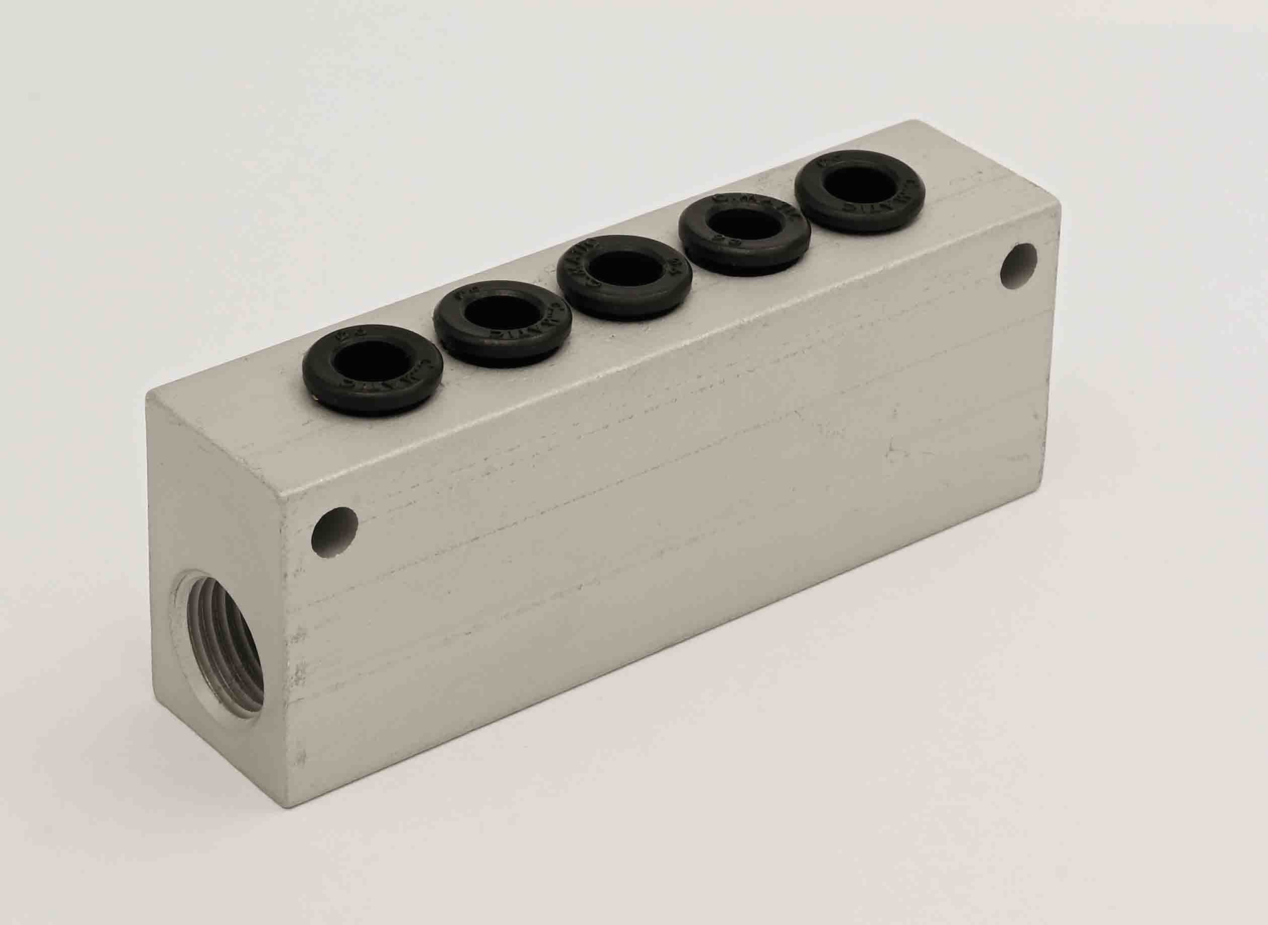 Verteilerblock aus Aluminium Mehrfach-Steckverteiler