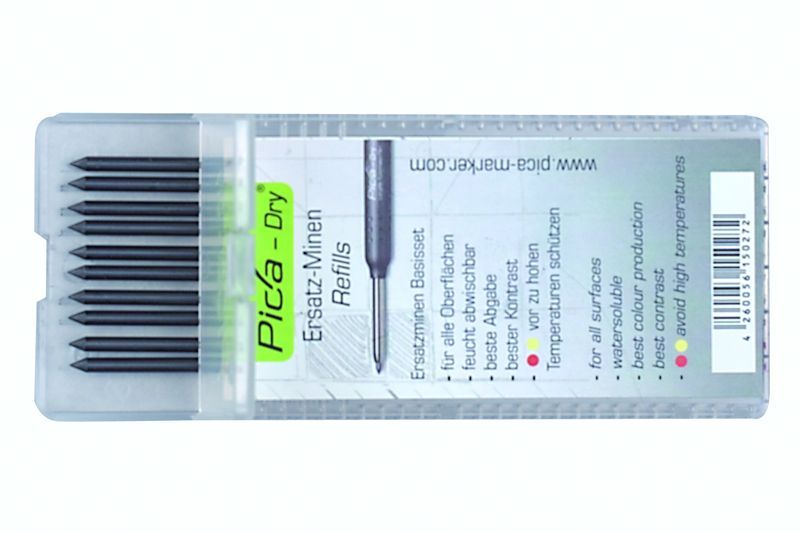 Ersatzminen zu Tieflochmarker Pica-Dry Farbe: graphit, Couleur: graphite