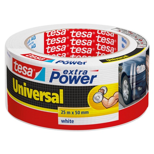 Gewebeband Extra Power weiss 25m : 48mm, 56388-08