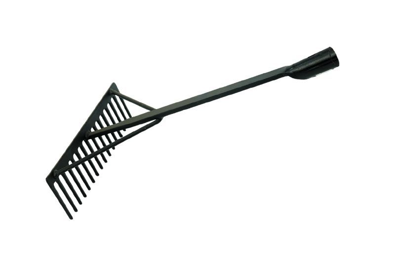 ASPHALTRECHEN 16 ZINKEN MIT STREBEN OHNE STIEL