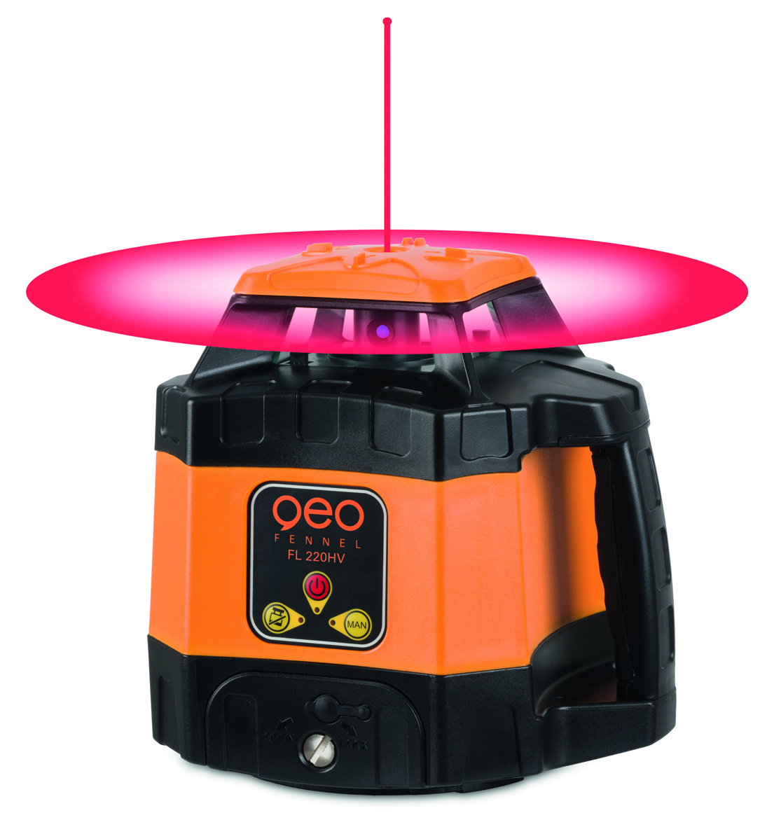 GeoFennel FL 220 HV Set Rotationslaser +Stativ FS 30-M, Messlatte TN20