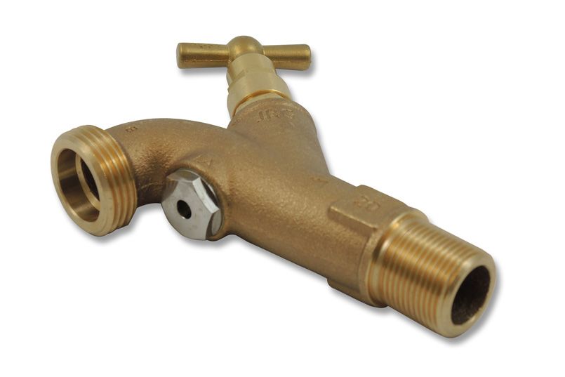 Auslaufventil - Hahnen 3/4" Rotguss, Temp -10 - +90° C