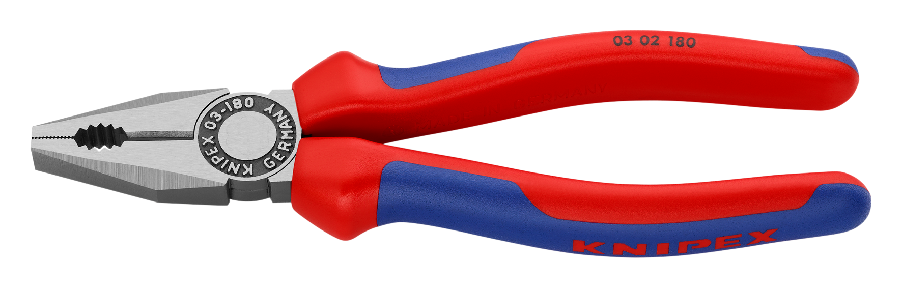 Kombizange pol. 180mm m.M.K.Griff  Knipex