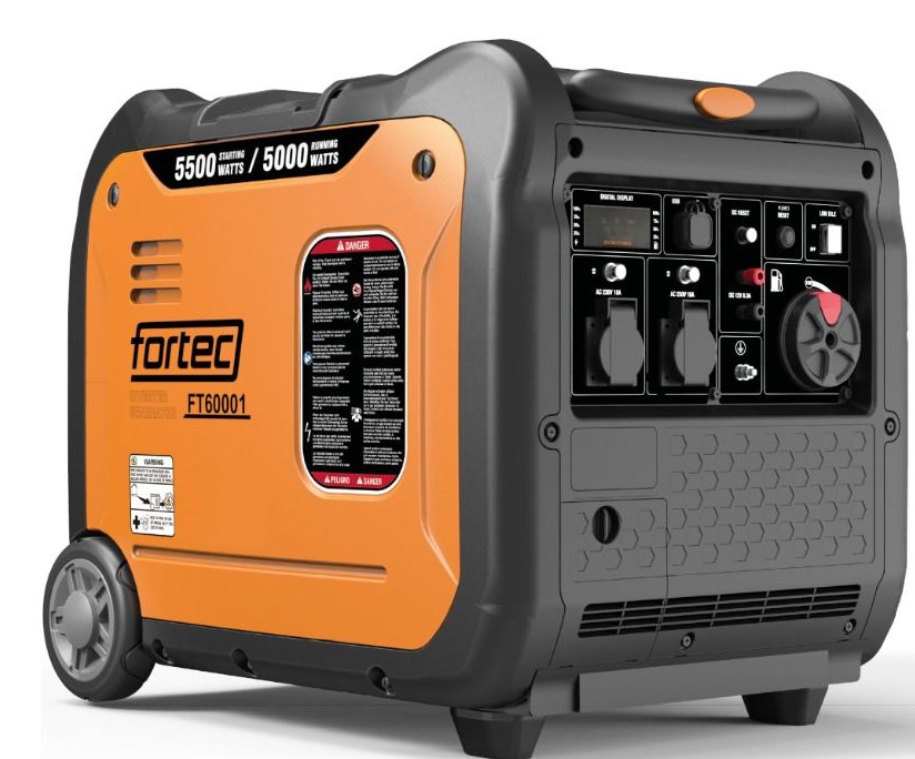 FORTEC FT60001 Stromerzeuger 5500W Inverter, Super Silent